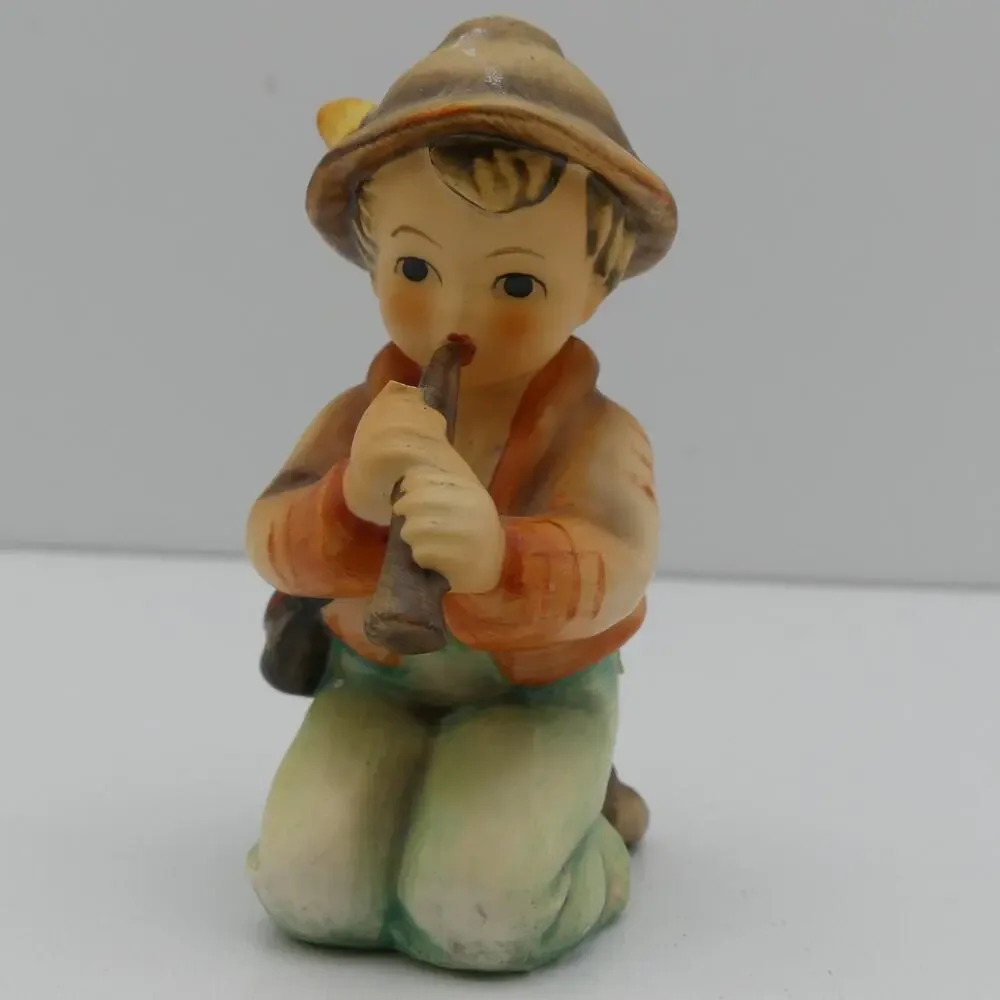 Lot of 3 Goebel Hummel Figurines Children Birds Chickens W. Germany Vintage